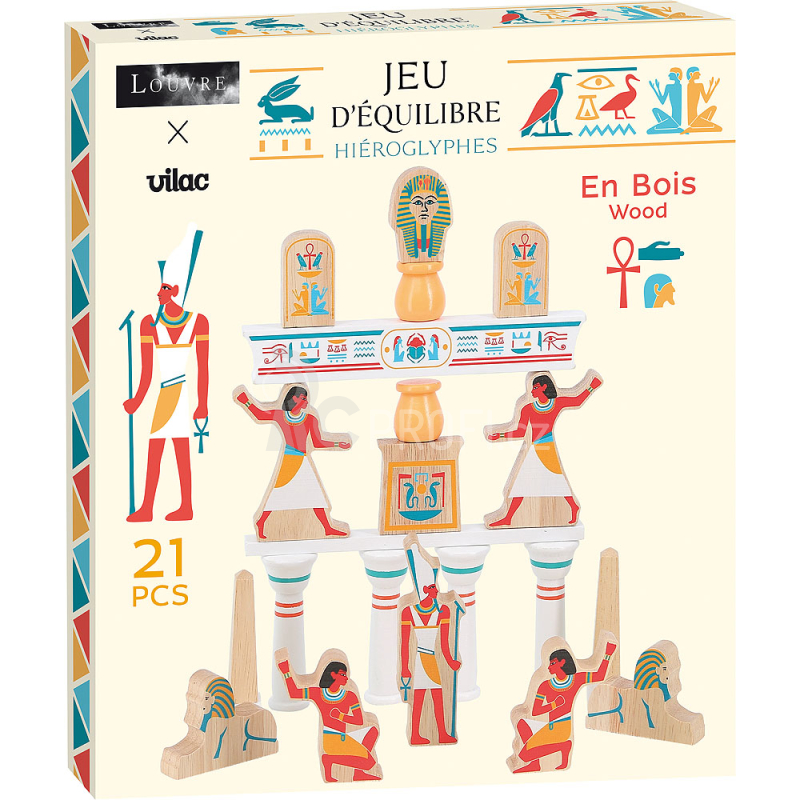 Vilac Skládací věž Hieroglyfy