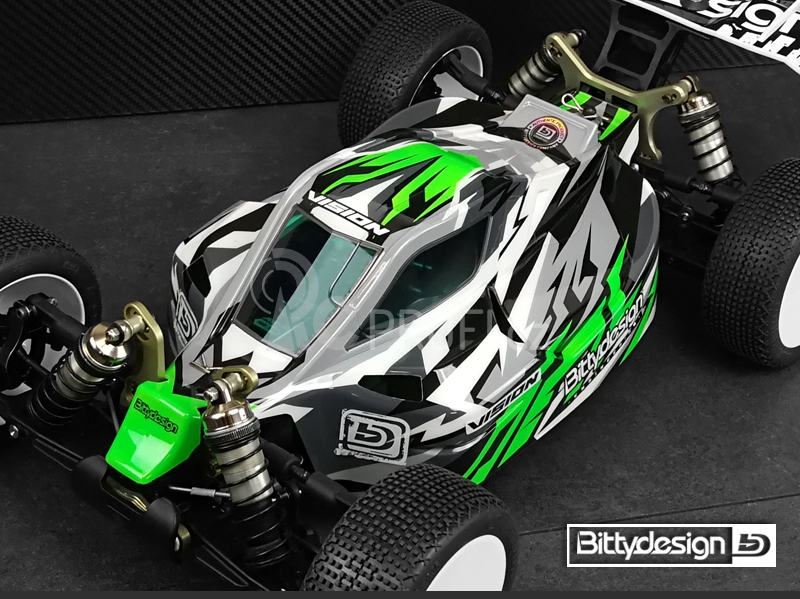 Vision čirá karoserie - Kyosho MP10E předříznutá