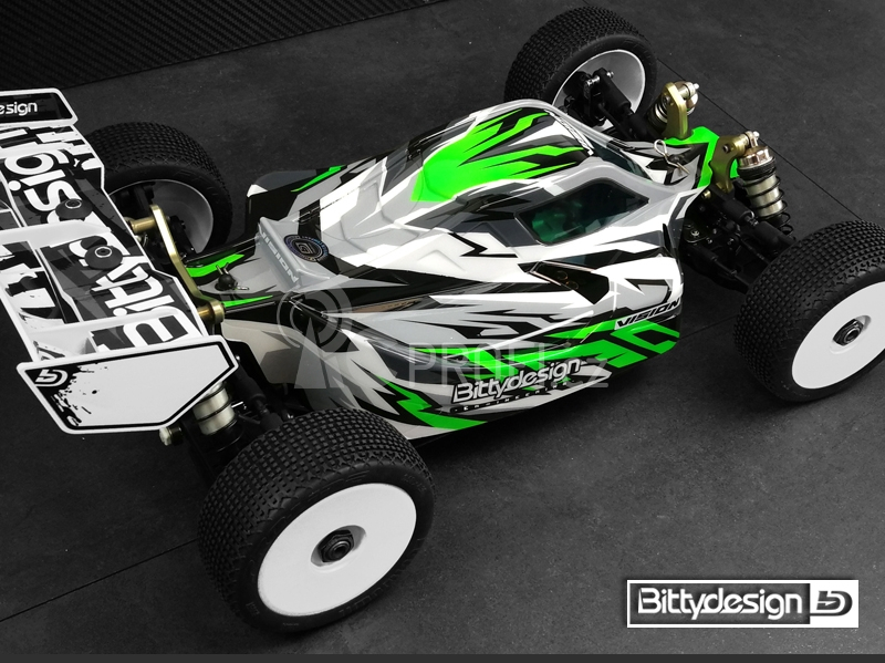 Vision čirá karoserie - Kyosho MP10E předříznutá