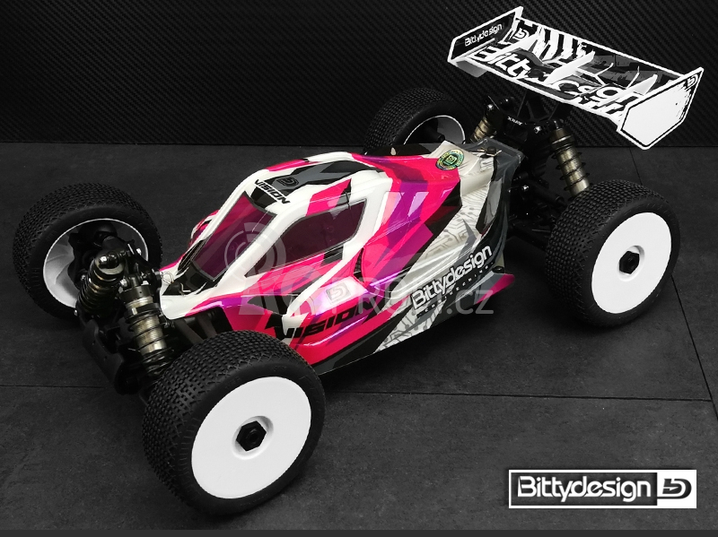 Vision čirá karoserie - XRAY XB8E 2020 předříznutá