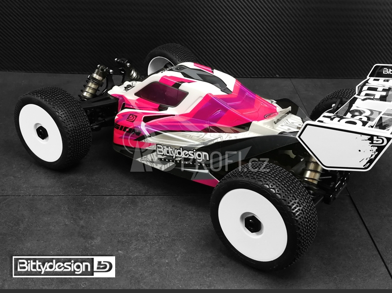 Vision čirá karoserie - XRAY XB8E 2020 předříznutá