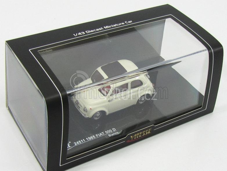 Vitesse Fiat 500l 1968 1:43 Bílá