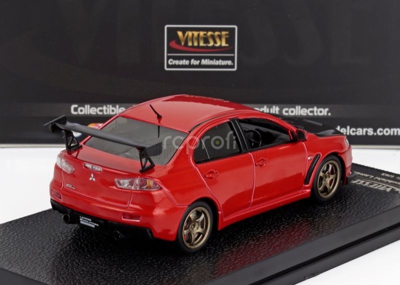 Vitesse Mitsubishi Lancer Evolution X 2008 1:43 Red Met Black
