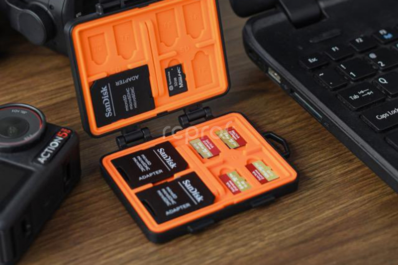 Vodotěsné pouzdro na paměťové karty (SD8 + TF14 + Nano SIM*2)