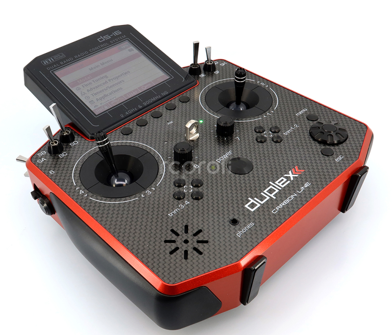 Vysílač Duplex DS-16 II.- Carbon Line RED Lak