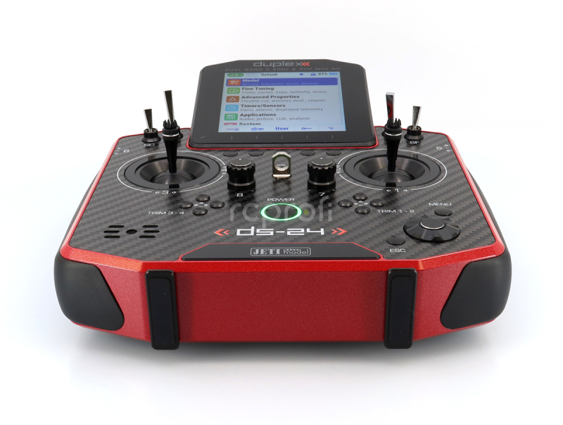 Vysílač Duplex DS-24II Carbon Line rubínová lakovaná