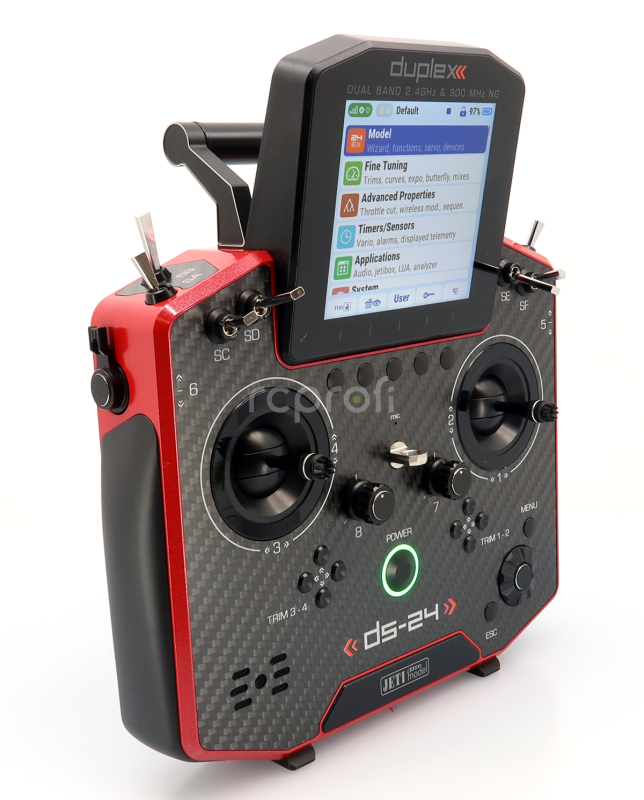 Vysílač Duplex DS-24II Carbon Line rubínová lakovaná