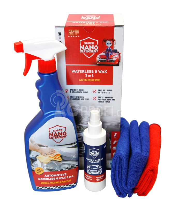 NANOPROTECH GNP Waterless & Wax 3v1 Automotive 750ml