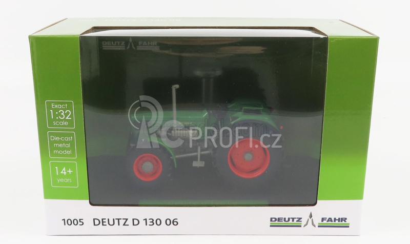 Weise-toys Deutz D130-06 Tractor 1972 1:32 Zelená Šedá