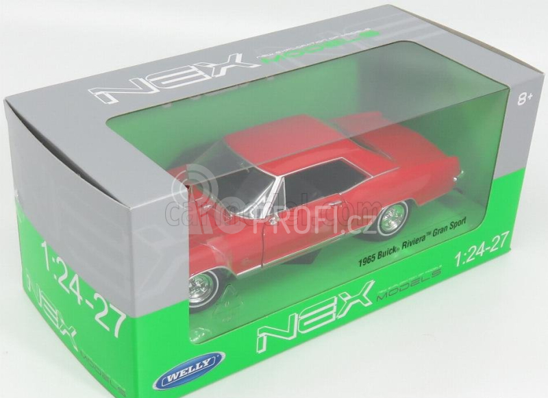Welly Buick Riviera Gran Sport Coupe 1965 1:24 Red