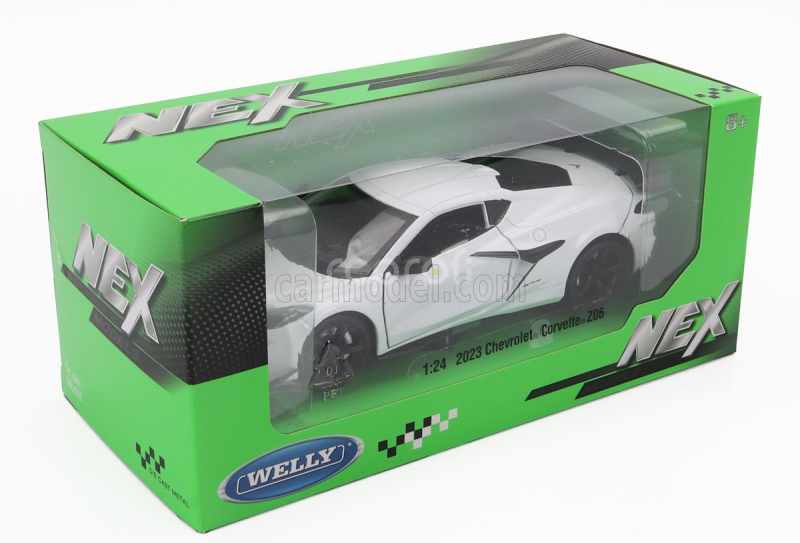 Welly Chevrolet Corvette Z06 2023 1:24 Bílá