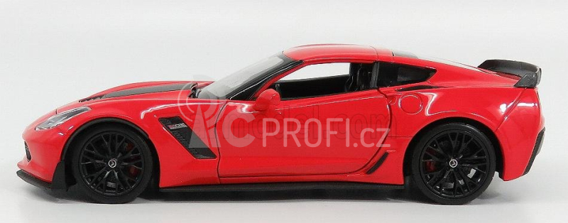 Welly Chevrolet Corvette Z06 Coupe 2017 1:24 Red
