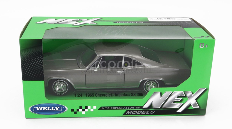 Welly Chevrolet Impala Ss 396 Coupe 1965 1:24 Black