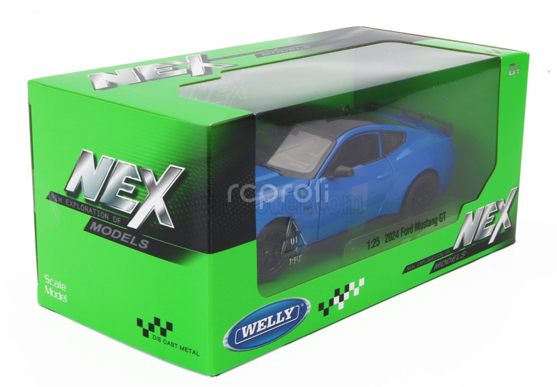 Welly Ford usa Mustang Coupe 2024 1:24 Blue
