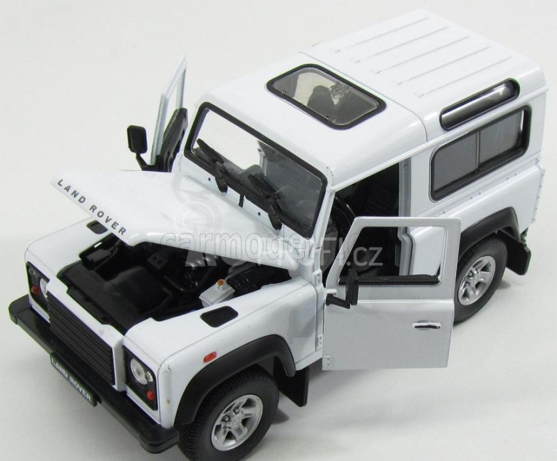 Welly Land rover Land Defender 90 1984 1:24 Bílá