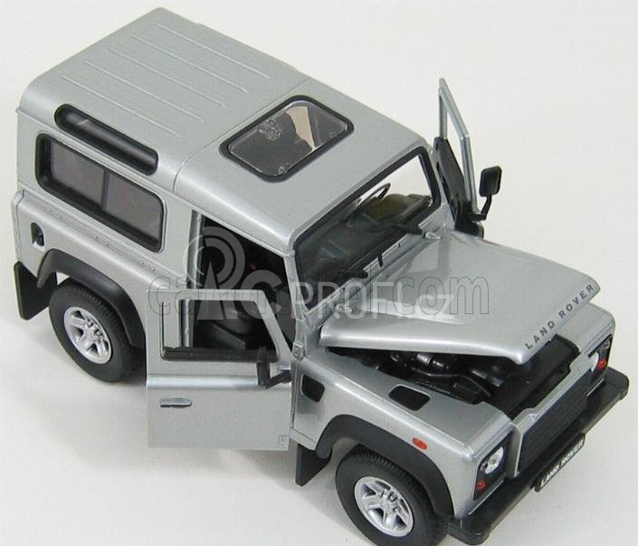 Welly Land rover Land Defender 90 1984 1:24 Silver