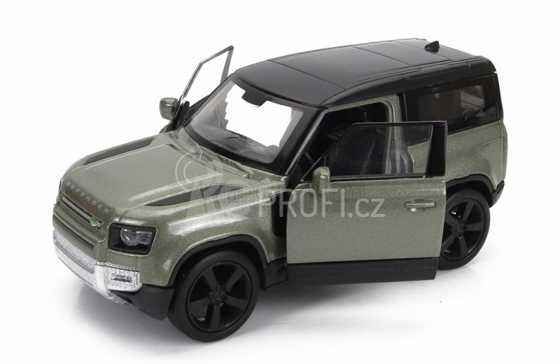 Welly Land rover New Defender 110 2020 1:34 Zelená Černá