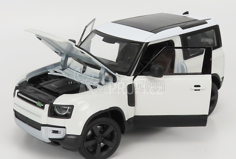 Welly Land rover New Defender 90 2020 1:26 Bílá Černá