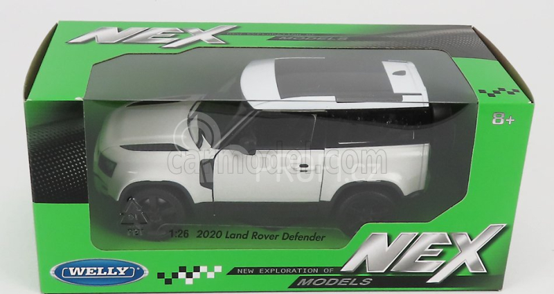Welly Land rover New Defender 90 2020 1:26 Bílá Černá