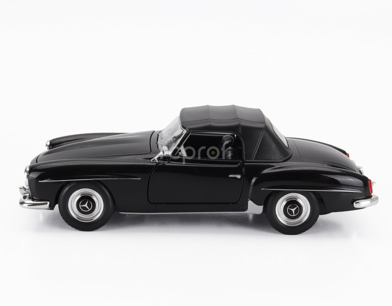 Welly Mercedes benz 190sl Cabriolet Closed 1955 1:24 Black