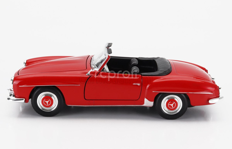 Welly Mercedes benz 190sl Cabriolet Open 1955 1:24 Red