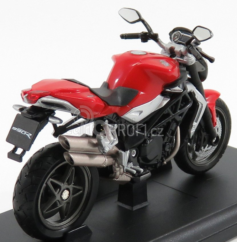 Welly Mv agusta Brutale 990r 2012 1:18 Červená Černá