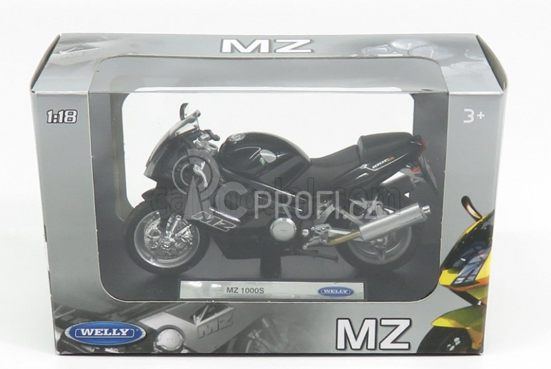 Welly MZ 1000s 2007 1:18 Black