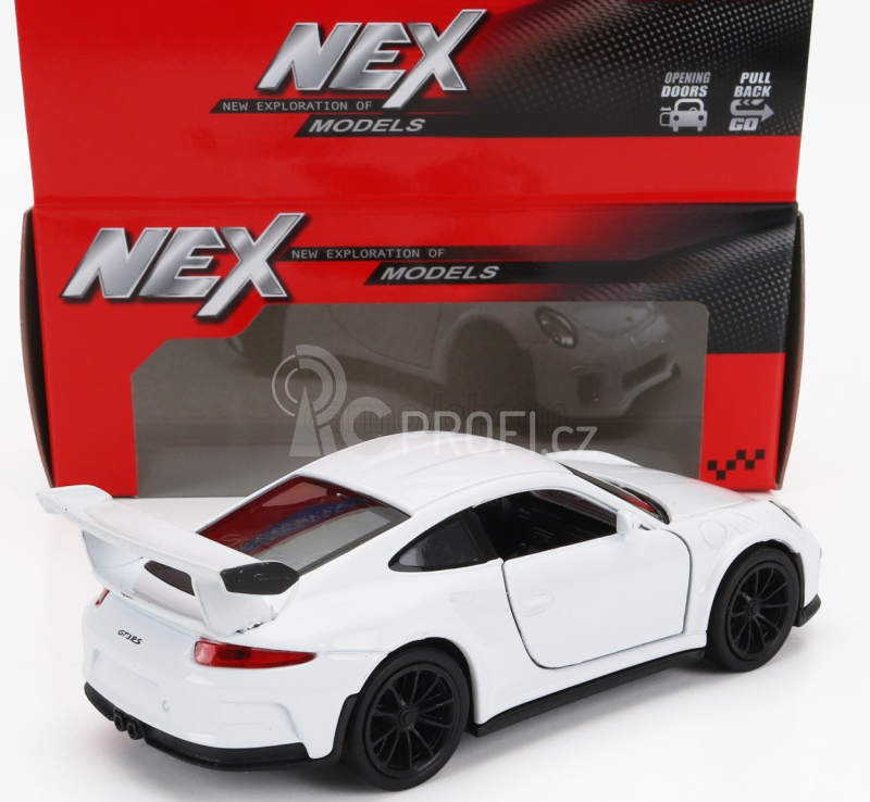 Welly Porsche 911 991 Gt3 Rs Coupe 2014 1:34 Bílá