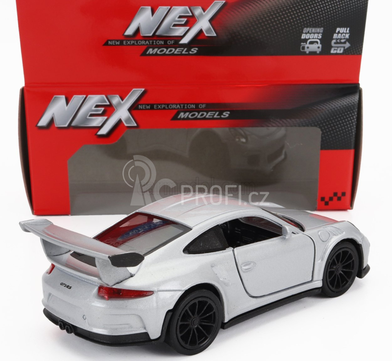 Welly Porsche 911 991 Gt3 Rs Coupe 2014 1:34 Silver