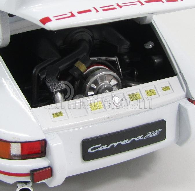 Welly Porsche 911 Carrera Rs 2.7 Coupe 1973 1:18 Bílá Červená