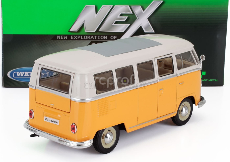 Welly Volkswagen T1 Minibus 1962 1:24 Žlutá Bílá