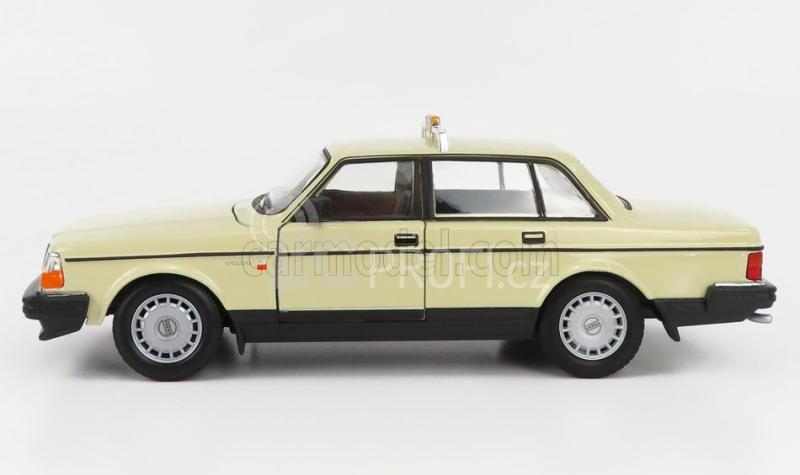 Welly Volvo 240 Gl German Taxi 1986 1:24 Cream
