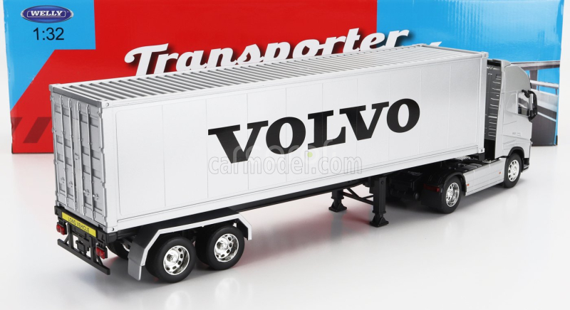 Welly Volvo Fh4 500 Truck Cassonato 2020 1:32 Silver