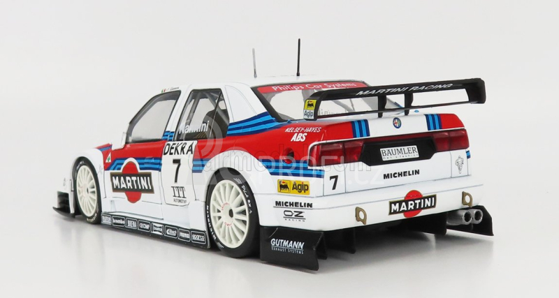 Werk83 Alfa romeo 155 V6 Ti Alfa Corse Martini Racing N 7 Dtm Itc 1995 Alessandro Nannini 1:18 Bílá