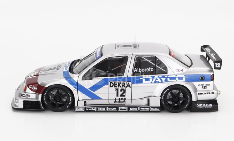 Werk83 Alfa romeo 155 V6 Ti Team Schubel Engineering Dayco N 12 Dtm Itc Season 1995 Michele Alboreto 1:18 Stříbrná Modrá Červená