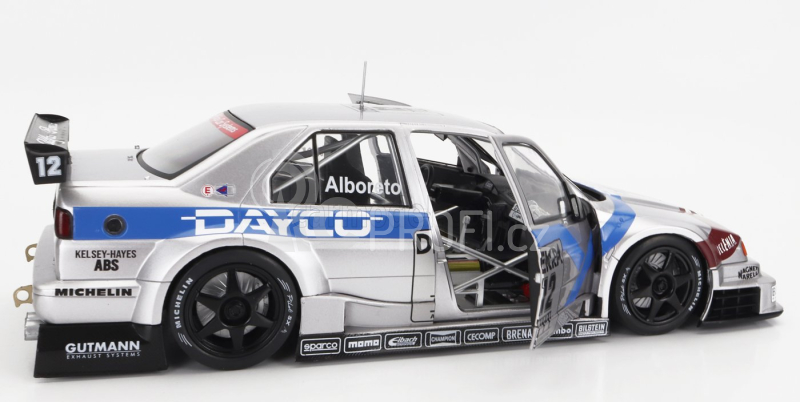 Werk83 Alfa romeo 155 V6 Ti Team Schubel Engineering Dayco N 12 Dtm Itc Season 1995 Michele Alboreto 1:18 Stříbrná Modrá Červená