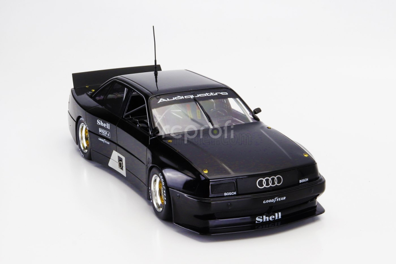 Werk83 Audi 200 Quattro Team Audi Sport N 0 Test Car Trans-am 1987 Hans Joachim Stuck - Walter Rohrl - Hurley Haywood 1:18 Matt Black