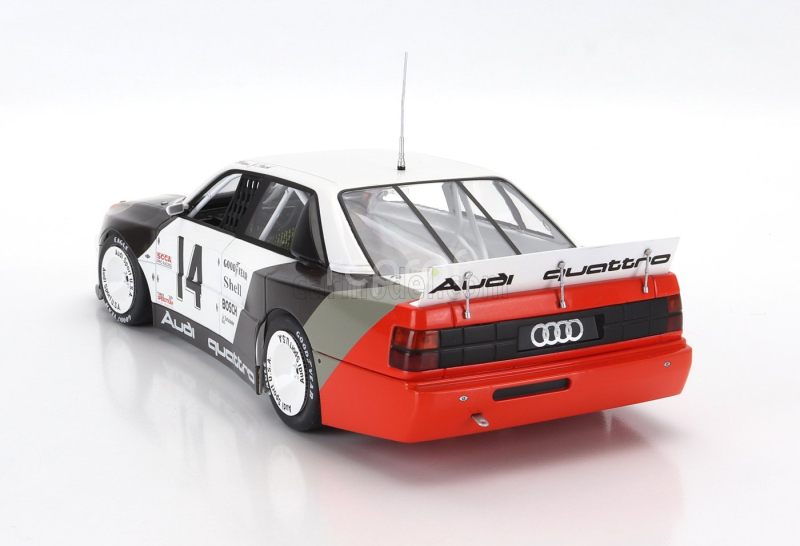 Werk83 Audi 200 Quattro Team Audi Sport N 14 Winner Cleverland Trans-am 1988 Hans Joachim Stuck 1:18 Bílá Šedá Červená