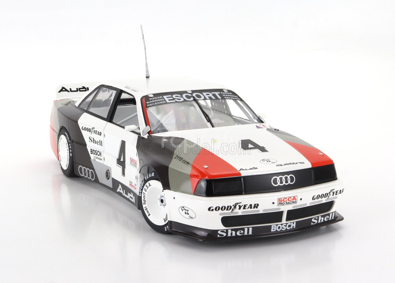 Werk83 Audi 200 Quattro Team Audi Sport N 4 Sieger St. Petersburg Trans-am 1988 Walter Rohrl 1:18 Bílá Šedá Červená