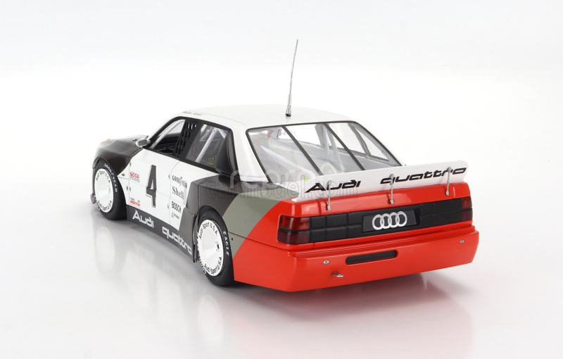 Werk83 Audi 200 Quattro Team Audi Sport N 4 Sieger St. Petersburg Trans-am 1988 Walter Rohrl 1:18 Bílá Šedá Červená