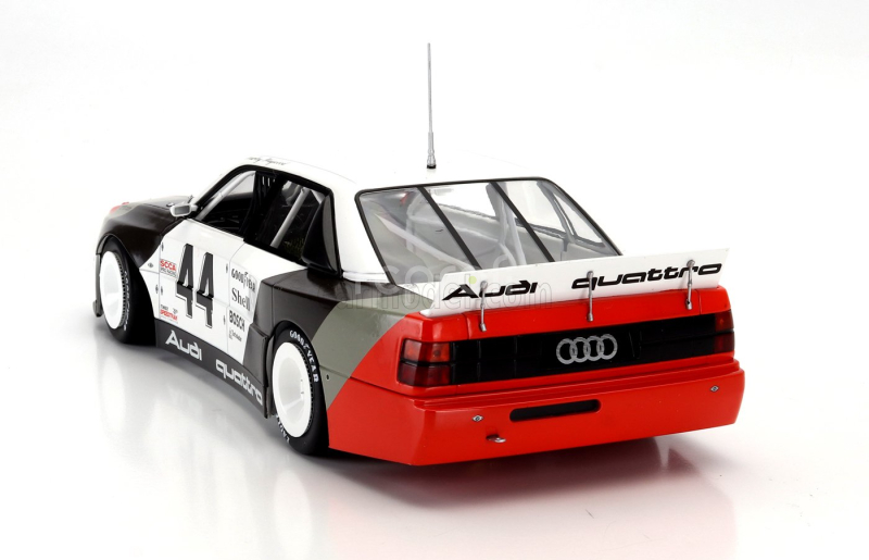 Werk83 Audi 200 Quattro Team Audi Sport N 44 Winner Trans-am Dallas 1988 Hurley Haywood 1:18 Bílá Šedá Červená