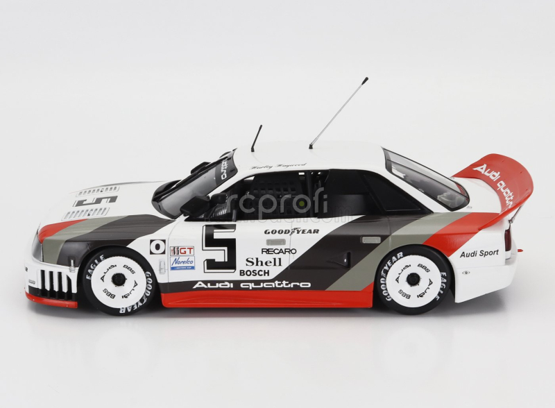 Werk83 Audi 90 Quattro Imsa Gto Team Audi Sport N 5 2nd Laguna Imsa 1989 Hurley Haywood 1:18 Bílá Šedá Červená