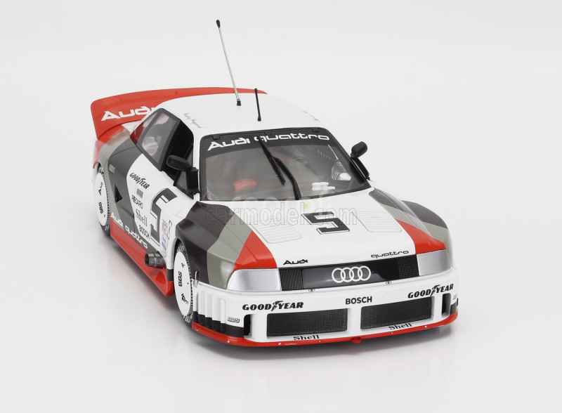 Werk83 Audi 90 Quattro Imsa Gto Team Audi Sport N 5 2nd Laguna Imsa 1989 Hurley Haywood 1:18 Bílá Šedá Červená