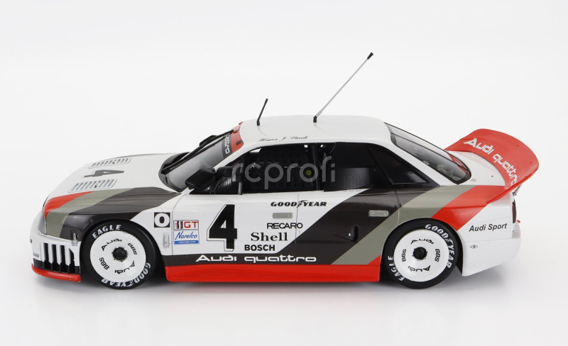 Werk83 Audi 90 Quattro Team Audi Sport N 4 Winner Imsa Laguna Seca 1989 Hans Joachim Stuck 1:18 Bílá Šedá Červená