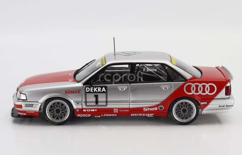 Werk83 Audi Quattro V8 Team Azr N 1 Dtm Season 1992 Frank Biela 1:18 Silver Red