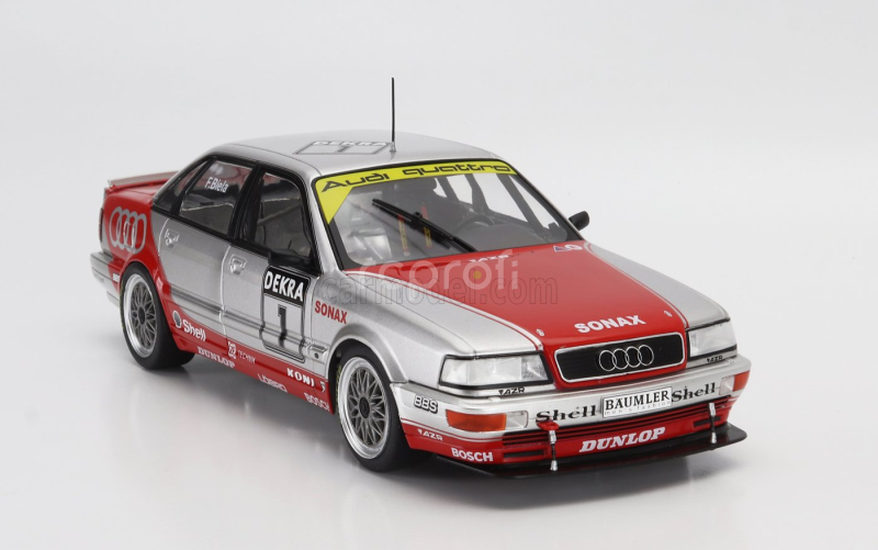 Werk83 Audi Quattro V8 Team Azr N 1 Dtm Season 1992 Frank Biela 1:18 Silver Red
