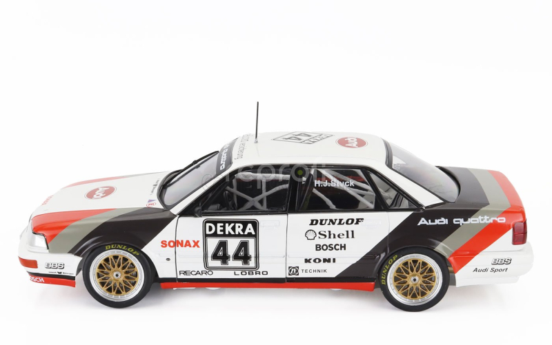 Werk83 Audi Quattro V8 Team Schmidt Motorsport Technik N 44 Winner Dtm Season 1990 Hans Joachim Stuck 1:18 Bílá Šedá Červená
