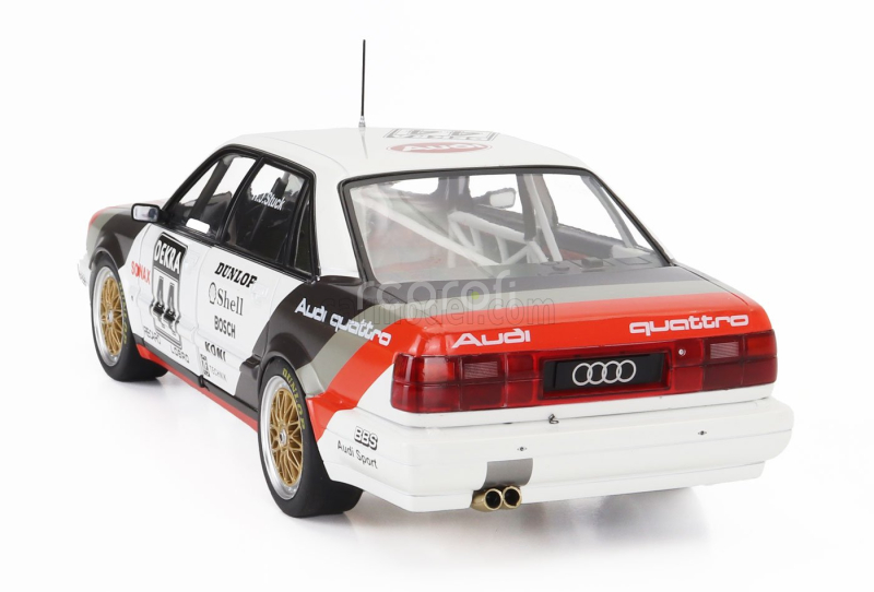 Werk83 Audi Quattro V8 Team Schmidt Motorsport Technik N 44 Winner Dtm Season 1990 Hans Joachim Stuck 1:18 Bílá Šedá Červená