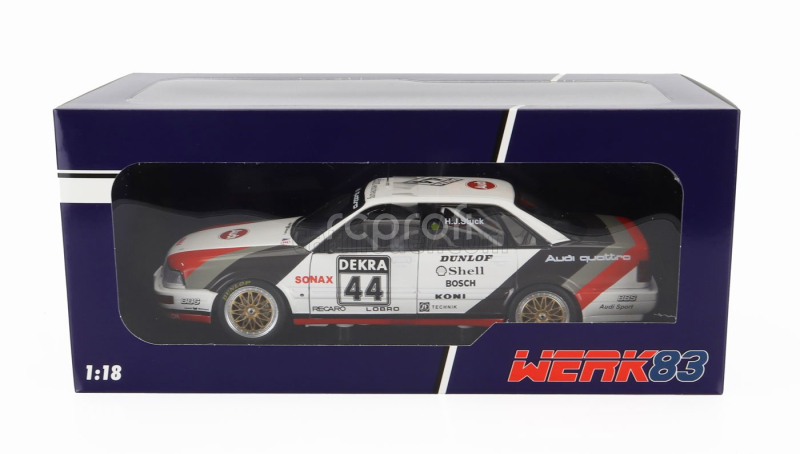 Werk83 Audi Quattro V8 Team Schmidt Motorsport Technik N 44 Winner Dtm Season 1990 Hans Joachim Stuck 1:18 Bílá Šedá Červená