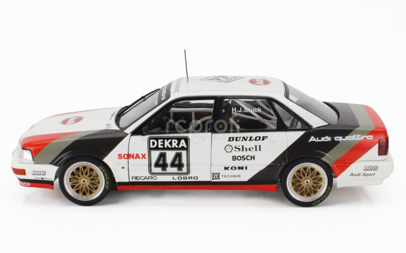 Werk83 Audi Quattro V8 Team Schmidt Motorsport Technik N 44 Winner Dtm Season 1990 Hans Joachim Stuck 1:18 Bílá Šedá Červená